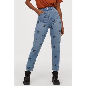 BRAND NEW WITH TAGS H&M Mickey Denim Jeans Size 6